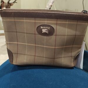 Burberry Brown Checkered Men's Bag